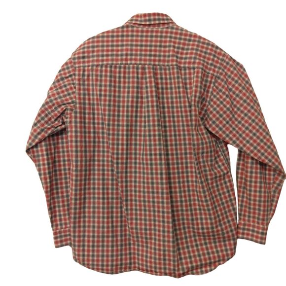 Cinch shirt mens M Medium red black plaid button western long sleeve rodeo - Picture 2 of 8